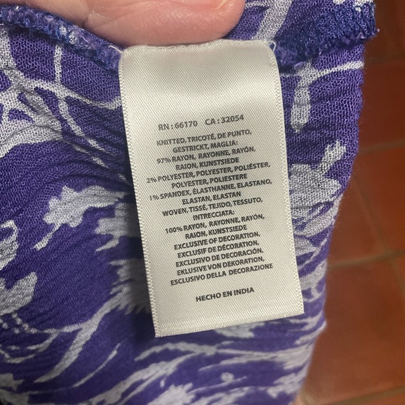 Anthropologie Boho Button Up Top M - Picture 7 of 9